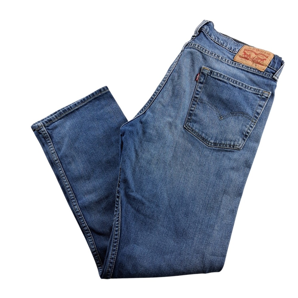 Levi's‎ 513 Slim Straight Jeans Mens 36x30 Blue Denim Medium Wash Classic 19303